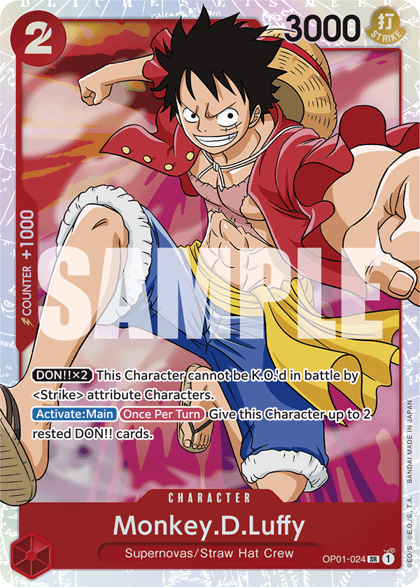 Monkey.D.Luffy - OP01-024 - ONE PIECE CARD THE BEST