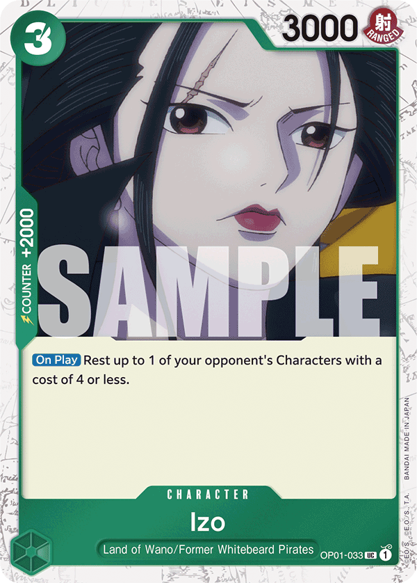 Izo (Jolly Roger Foil) - OP01-033 - ONE PIECE CARD THE BEST