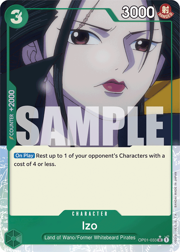 Izo (Full Art) - OP01-033 - ONE PIECE CARD THE BEST
