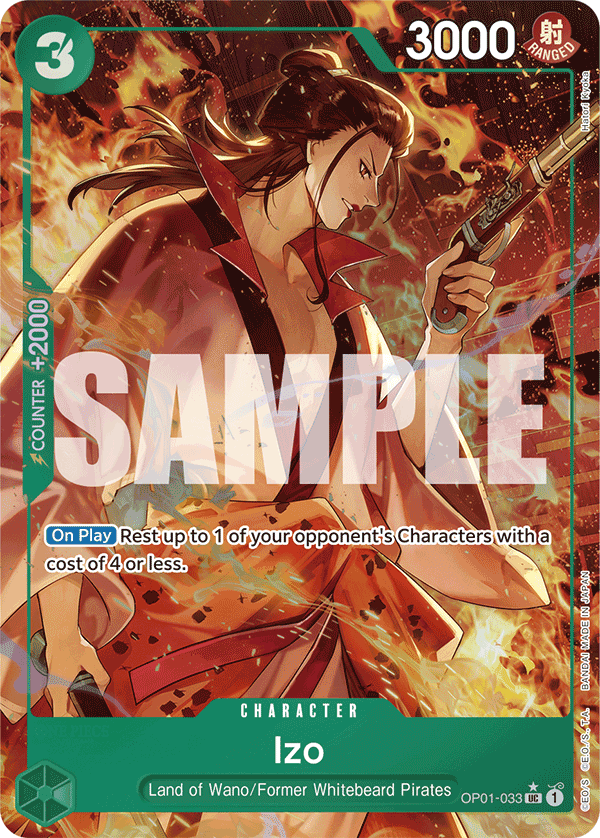 Izo (Alternate Art) - OP01-033 - ONE PIECE CARD THE BEST