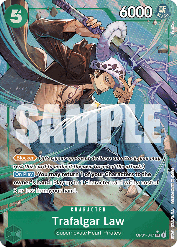Trafalgar Law (Alternate Art) - OP01-047 - ONE PIECE CARD THE BEST