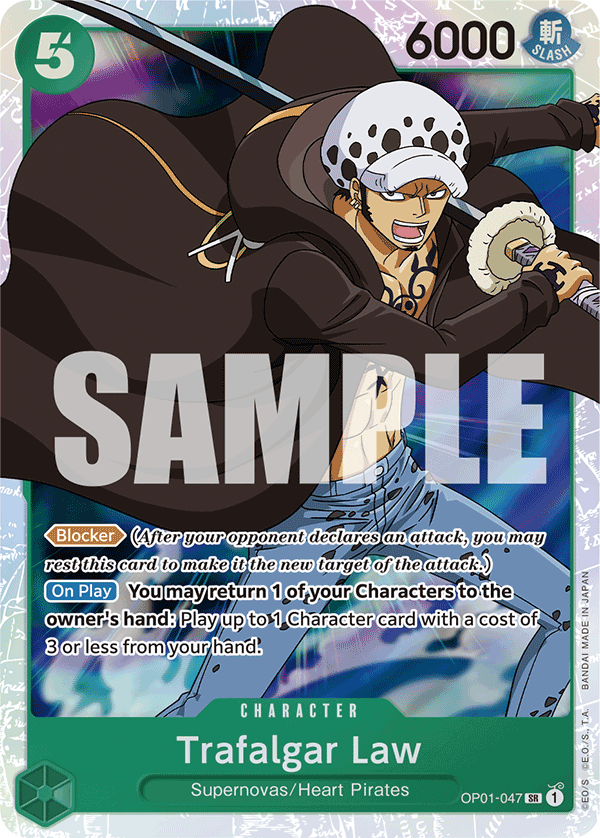 Trafalgar Law - OP01-047 - ONE PIECE CARD THE BEST