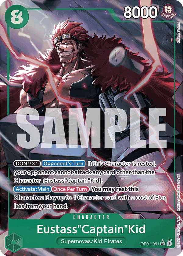 Eustass"Captain"Kid (Alternate Art) - OP01-051 - ONE PIECE CARD THE BEST
