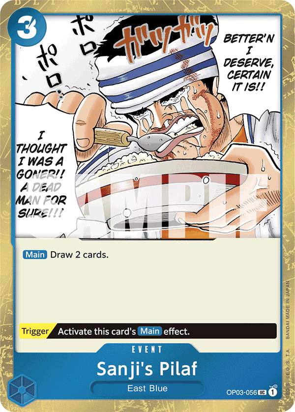 Sanji's Pilaf (Jolly Roger Foil) - OP03-056 - ONE PIECE CARD THE BEST