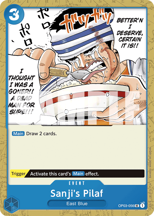 Sanji's Pilaf - OP03-056 - ONE PIECE CARD THE BEST
