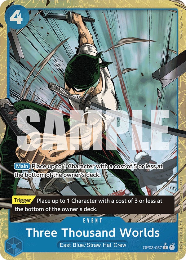 Three Thousand Worlds (Alternate Art) - OP03-057 - ONE PIECE CARD THE BEST