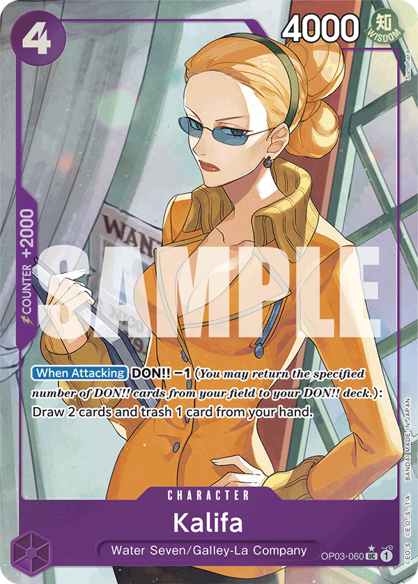 Kalifa (Full Art) - OP03-060 - ONE PIECE CARD THE BEST