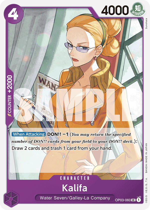 Kalifa - OP03-060 - ONE PIECE CARD THE BEST