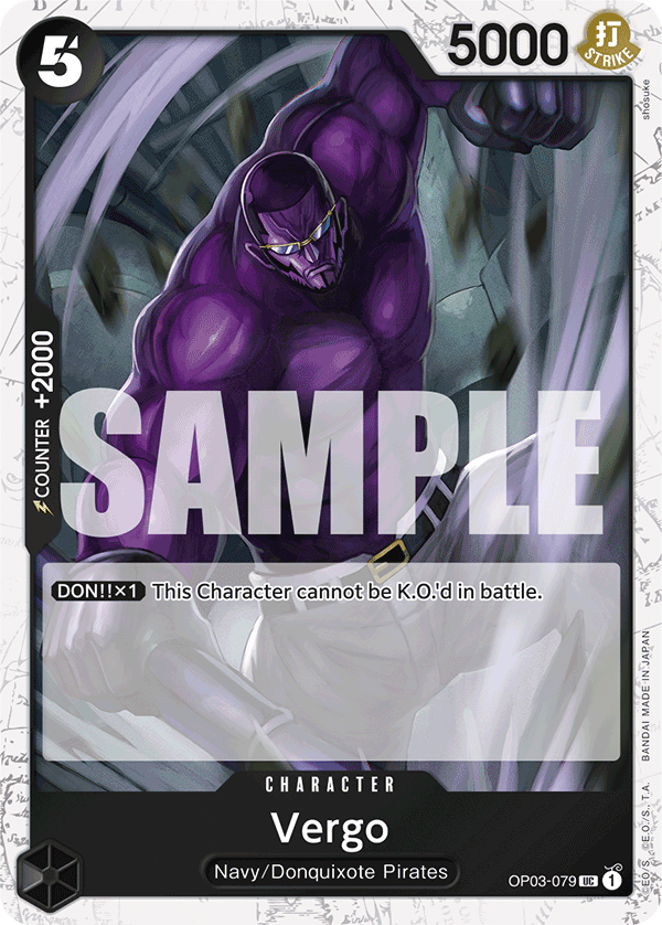 Vergo (Jolly Roger Foil) - OP03-079 - ONE PIECE CARD THE BEST