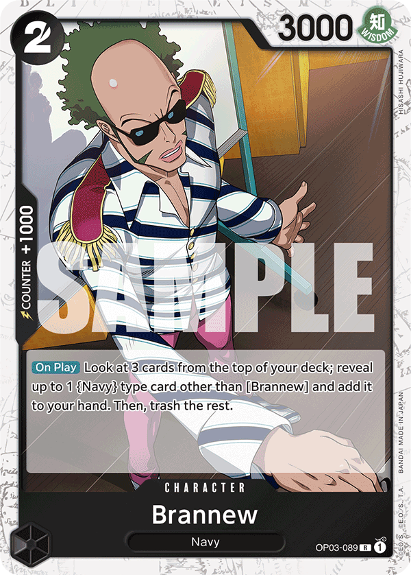 Brannew (Jolly Roger Foil) - OP03-089 - ONE PIECE CARD THE BEST