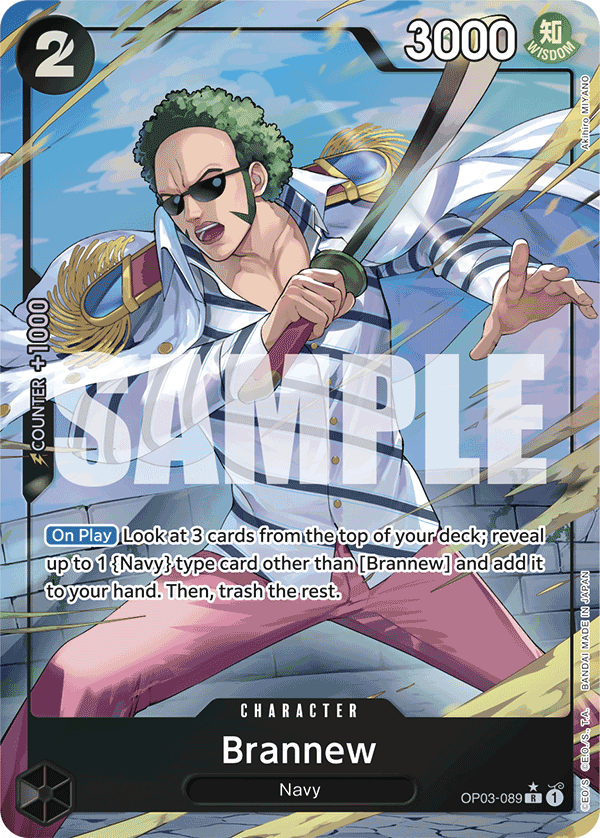 Brannew (Alternate Art) - OP03-089 - ONE PIECE CARD THE BEST