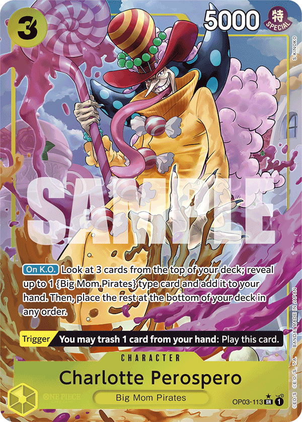 Charlotte Perospero (Alternate Art) - OP03-113 - ONE PIECE CARD THE BEST