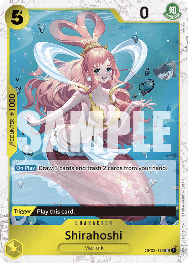 Shirahoshi (Jolly Roger Foil) - OP03-116 - ONE PIECE CARD THE BEST