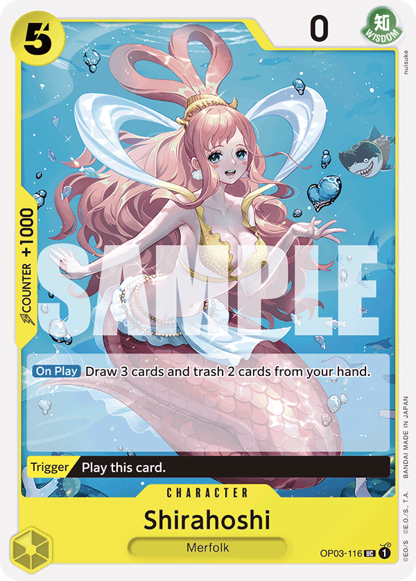 Shirahoshi - OP03-116 - ONE PIECE CARD THE BEST