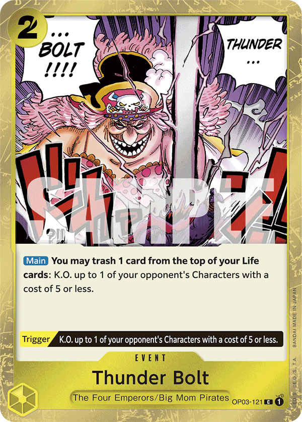 Thunder Bolt (Jolly Roger Foil) - OP03-121 - ONE PIECE CARD THE BEST