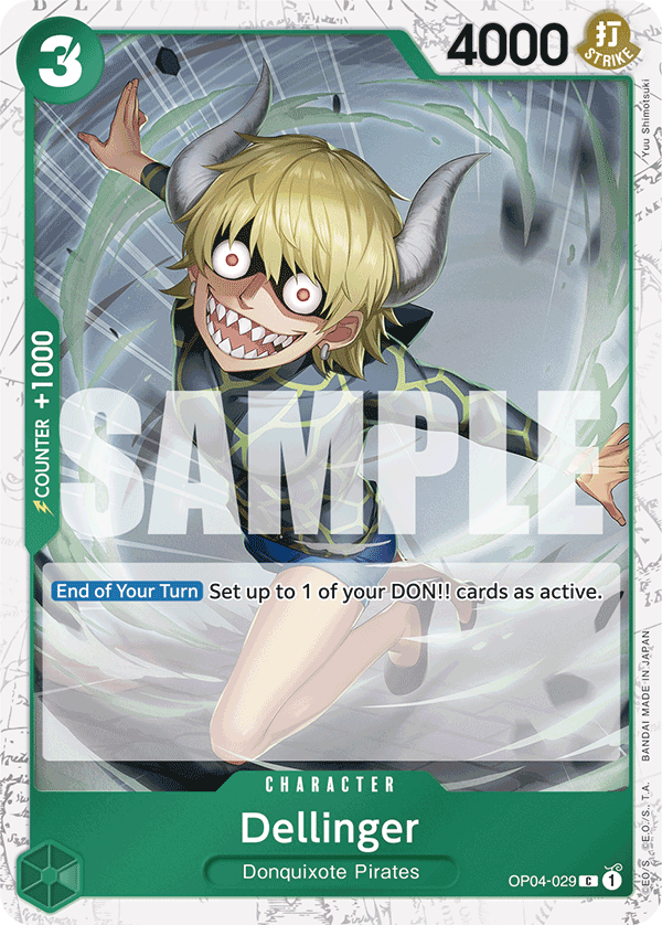 Dellinger (Jolly Roger Foil) - OP04-029 - ONE PIECE CARD THE BEST