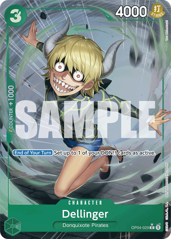 Dellinger (Full Art) - OP04-029 - ONE PIECE CARD THE BEST