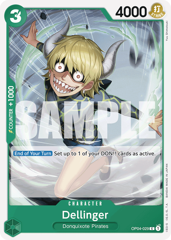 Dellinger - OP04-029 - ONE PIECE CARD THE BEST