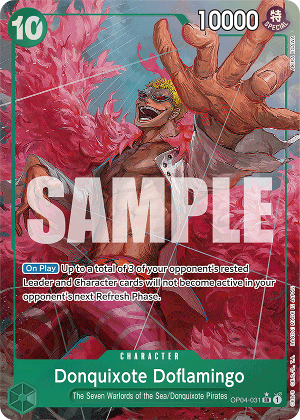 Donquixote Doflamingo (Alternate Art) - OP04-031 - ONE PIECE CARD THE BEST