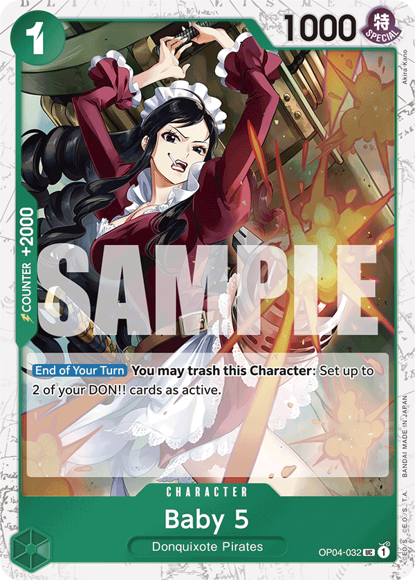 Baby 5 (Jolly Roger Foil) - OP04-032 - ONE PIECE CARD THE BEST