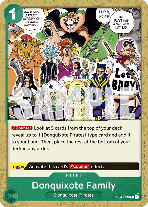Donquixote Family - OP04-036 - ONE PIECE CARD THE BEST