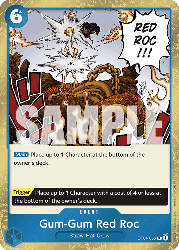 Gum-Gum Red Roc - OP04-056 - ONE PIECE CARD THE BEST