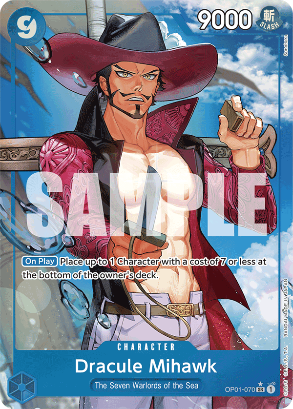 Dracule Mihawk (Alternate Art) - OP01-070 - ONE PIECE CARD THE BEST