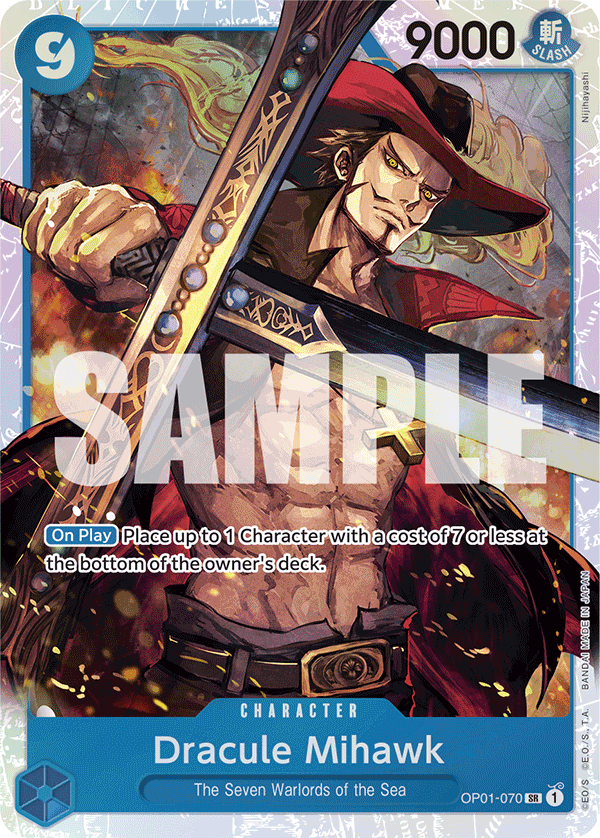 Dracule Mihawk - OP01-070 - ONE PIECE CARD THE BEST