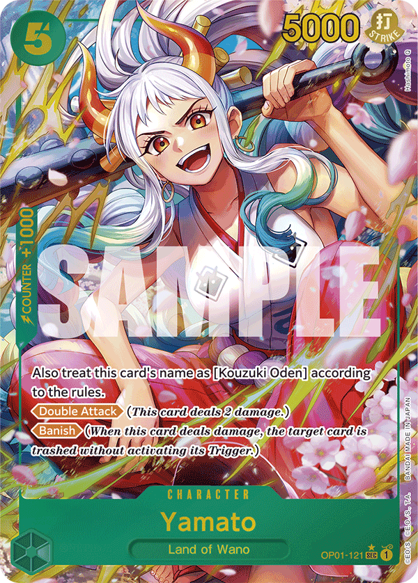 Yamato (Alternate Art) - OP01-121 - ONE PIECE CARD THE BEST