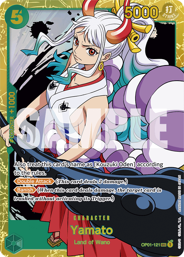 Yamato - OP01-121 - ONE PIECE CARD THE BEST
