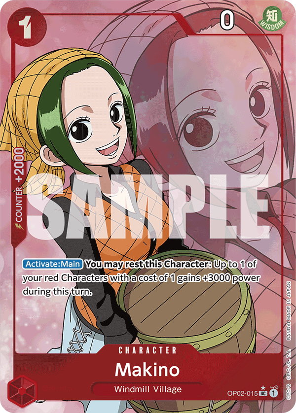 Makino (Full Art) - OP02-015 - ONE PIECE CARD THE BEST