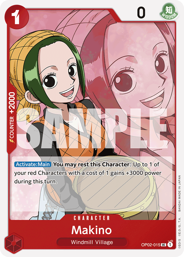 Makino - OP02-015 - ONE PIECE CARD THE BEST