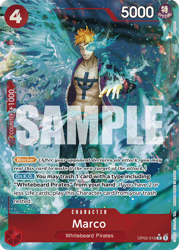 Marco (Full Art) - OP02-018 - ONE PIECE CARD THE BEST