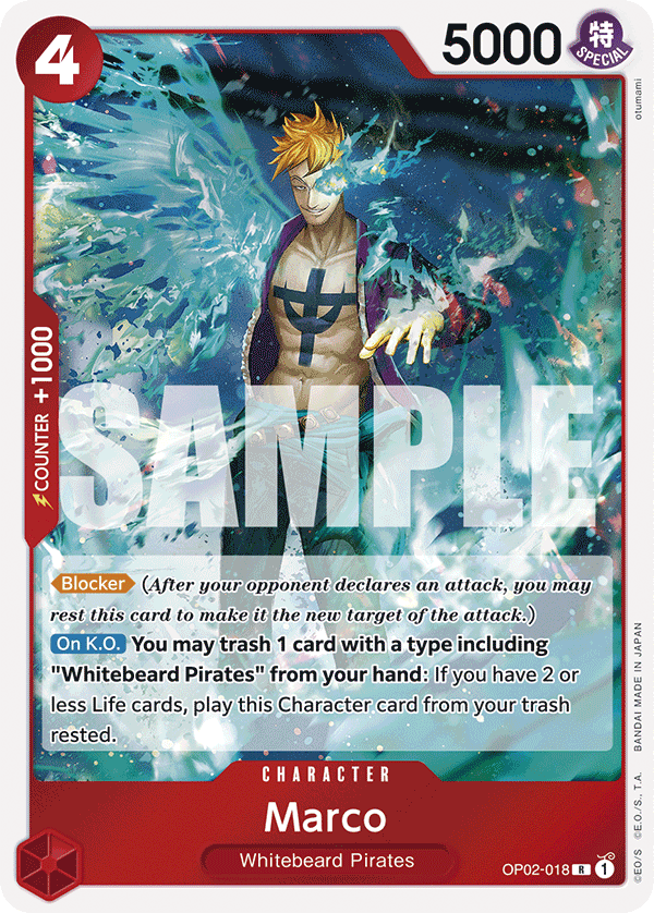 Marco - OP02-018 - ONE PIECE CARD THE BEST