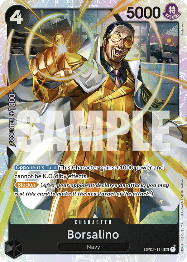 Borsalino - OP02-114 - ONE PIECE CARD THE BEST