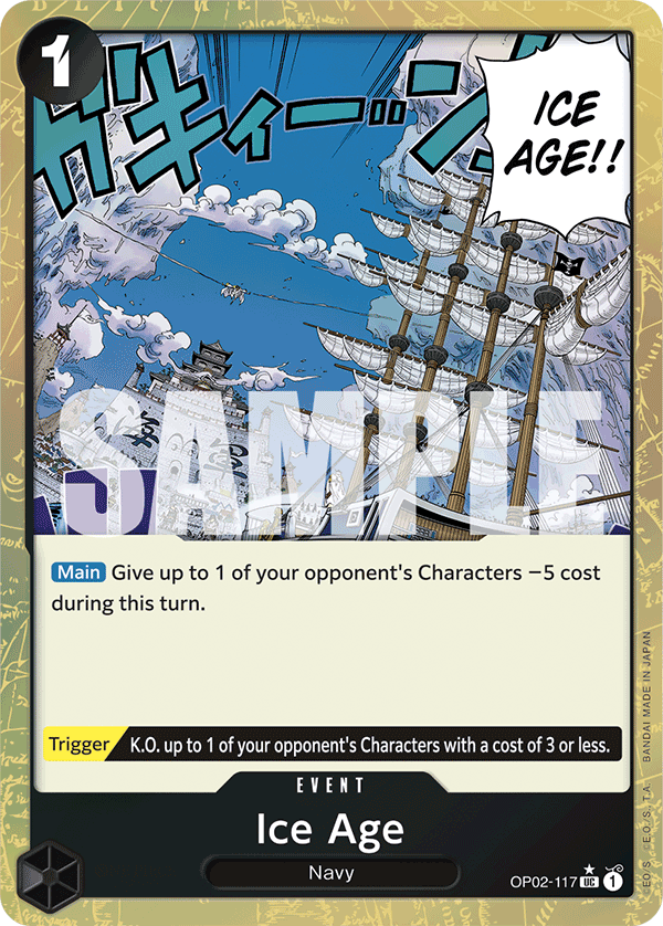 Ice Age (Textured Foil) - OP02-117 - ONE PIECE CARD THE BEST