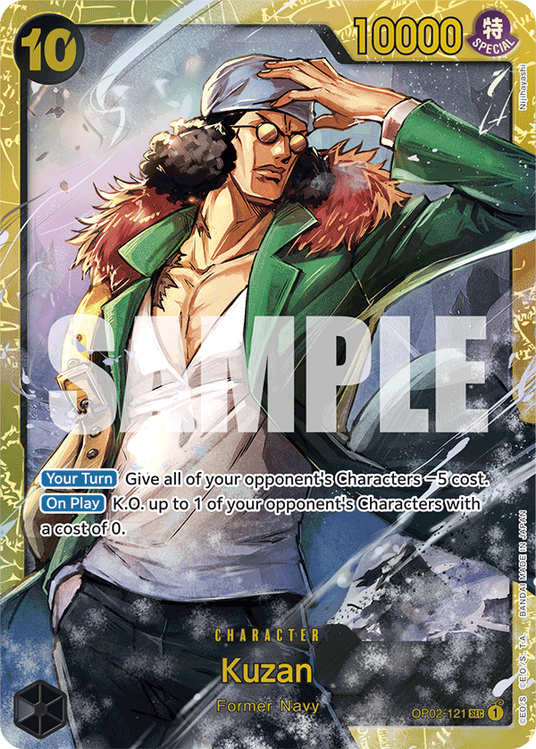 Kuzan - OP02-121 - ONE PIECE CARD THE BEST