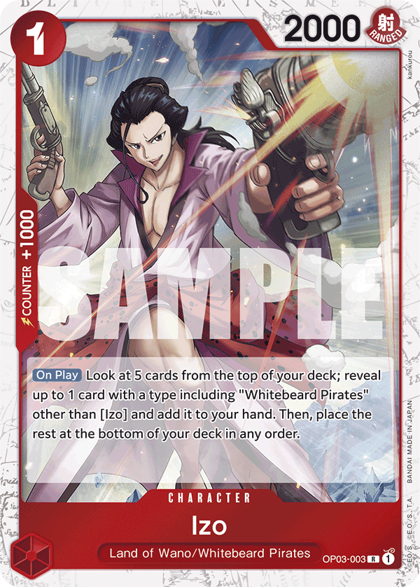 Izo (Jolly Roger Foil) - OP03-003 - ONE PIECE CARD THE BEST