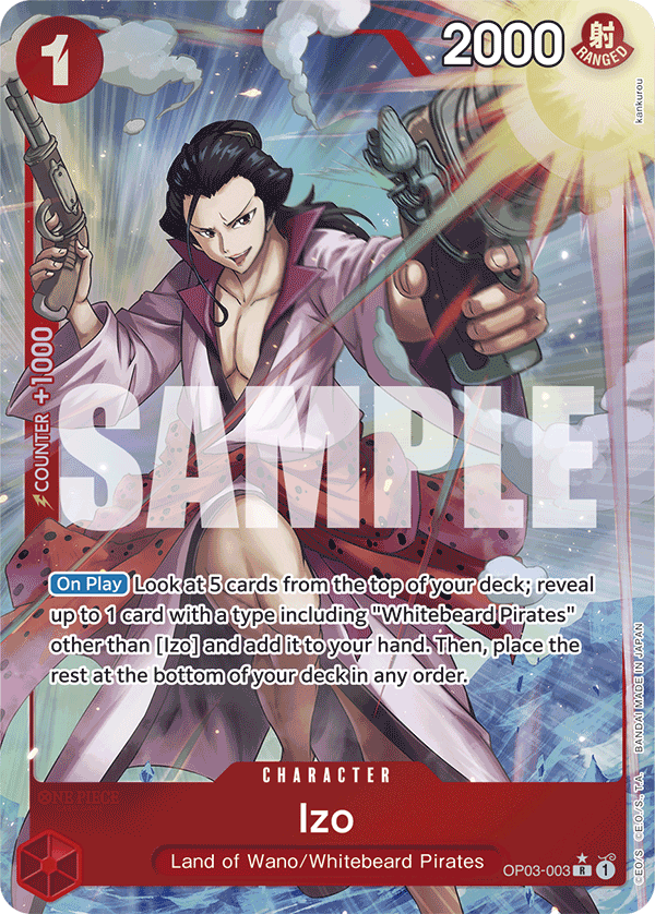 Izo (Full Art) - OP03-003 - ONE PIECE CARD THE BEST