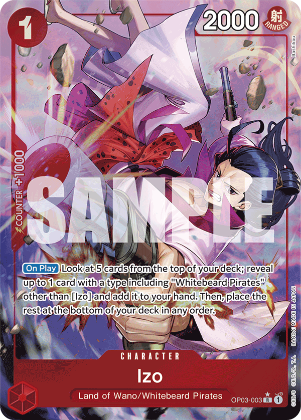 Izo (Alternate Art) - OP03-003 - ONE PIECE CARD THE BEST