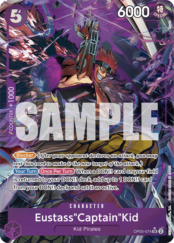 Eustass"Captain"Kid (Alternate Art) - OP05-074 - ONE PIECE CARD THE BEST