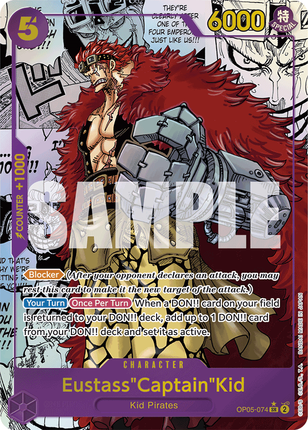 Eustass"Captain"Kid (Manga) - OP05-074 - ONE PIECE CARD THE BEST