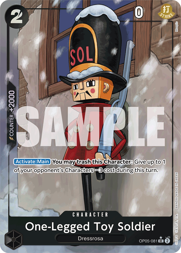 One-Legged Toy Soldier (Full Art) - OP05-081 - ONE PIECE CARD THE BEST