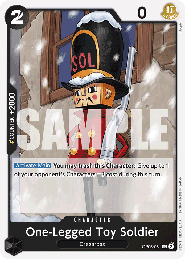 One-Legged Toy Soldier - OP05-081 - ONE PIECE CARD THE BEST