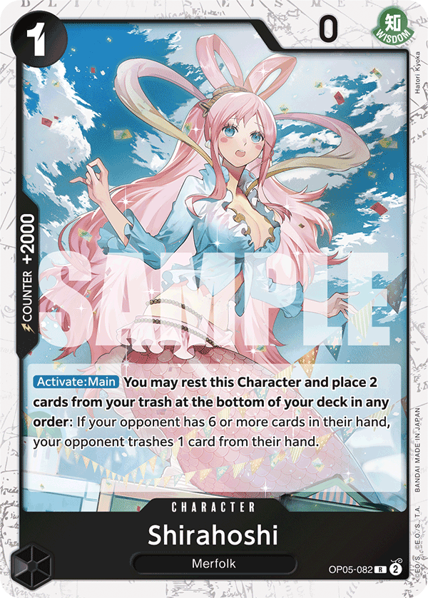 Shirahoshi (Jolly Roger Foil) - OP05-082 - ONE PIECE CARD THE BEST