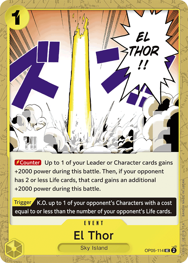 El Thor - OP05-114 - ONE PIECE CARD THE BEST