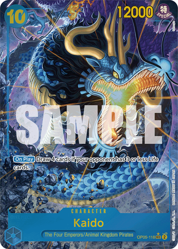 Kaido (Alternate Art) - OP05-118 - ONE PIECE CARD THE BEST