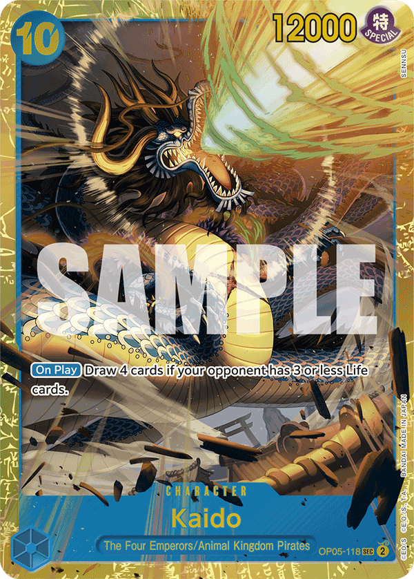 Kaido - OP05-118 - ONE PIECE CARD THE BEST