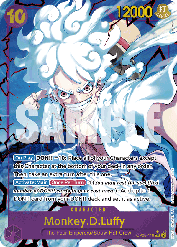 Monkey.D.Luffy (Alternate Art) - OP05-119 - ONE PIECE CARD THE BEST