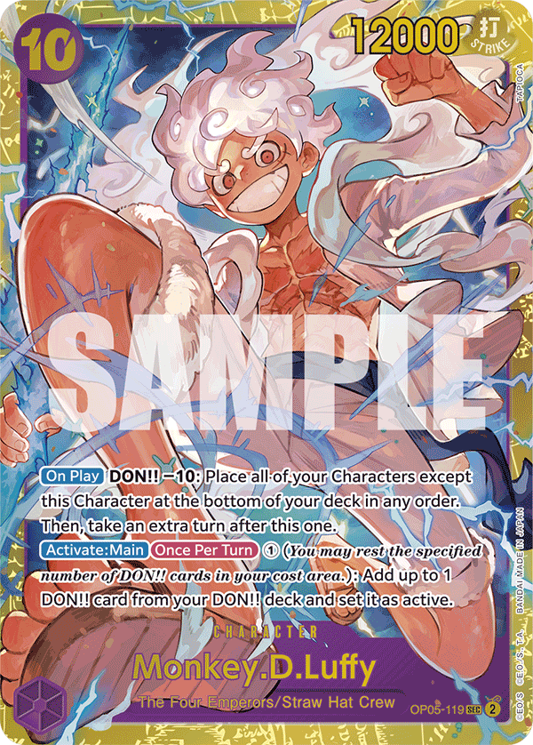 Monkey.D.Luffy - OP05-119 - ONE PIECE CARD THE BEST
